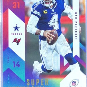 2023 Donruss Dak Prescott #RTSBW-DP Cowboys Road to the Super Bowl Wild Card