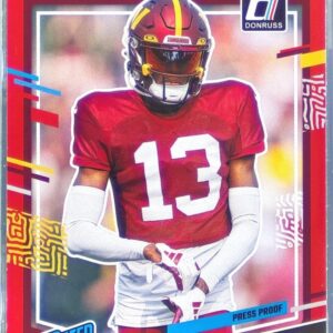 2023 Donruss Emmanuel Forbes Press Proof Red RC #399 Commanders