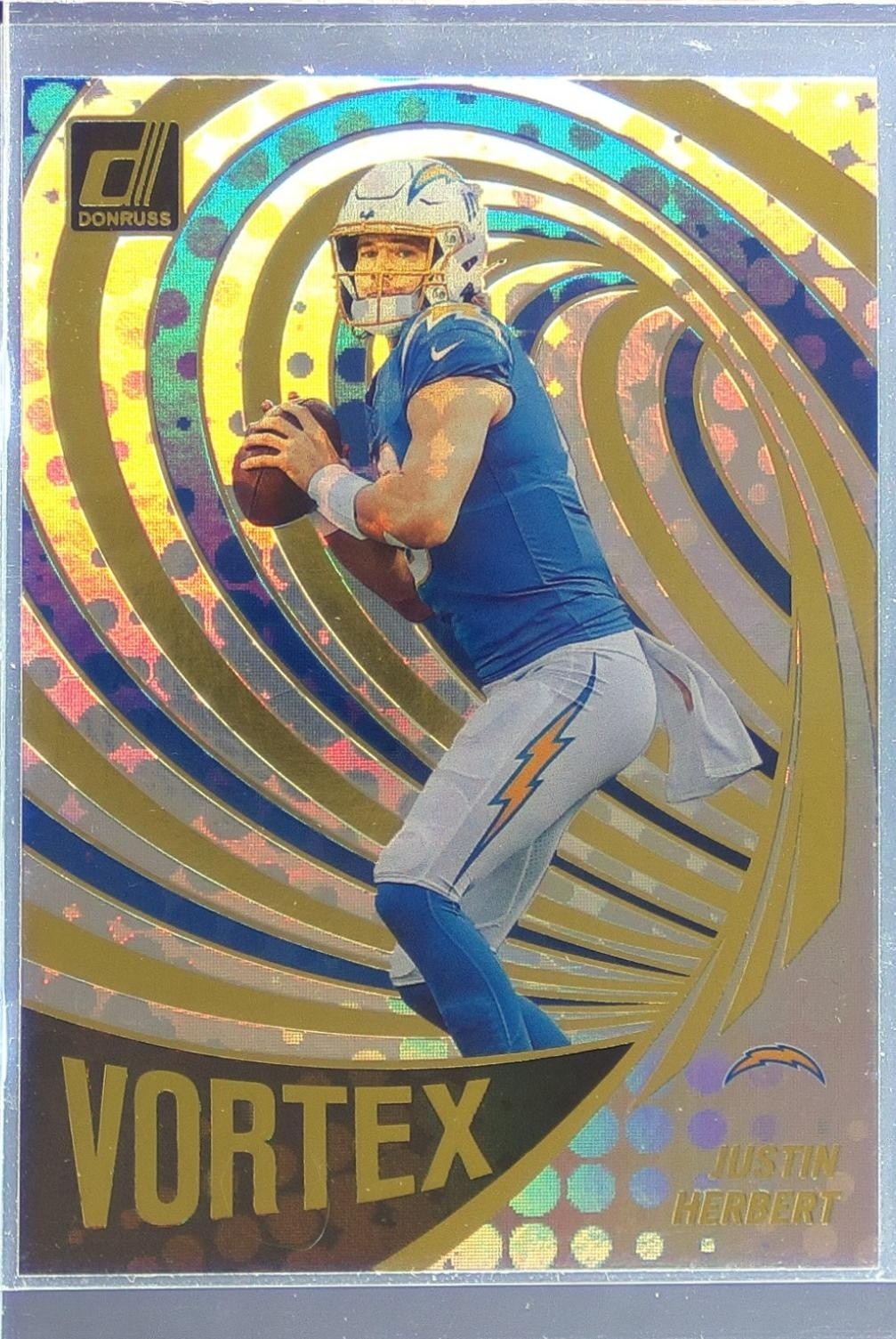 2023 Donruss Justin Herbert #VOR-2 Chargers Vortex