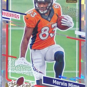 2023 Donruss Marvin Mims RC #19 Broncos The Rookies