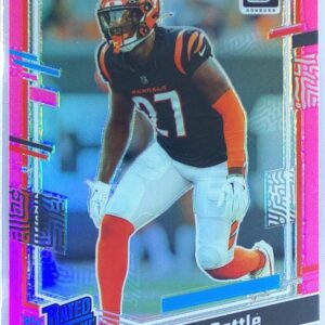 2023 Donruss Optic Jordan Battle Pink RC #221 Bengals