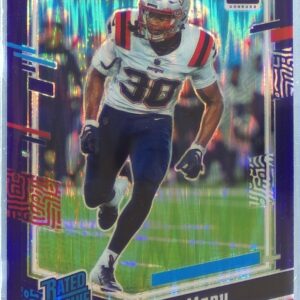 2023 Donruss Optic Marte Mapu Purple Shock RC #275 Patriots