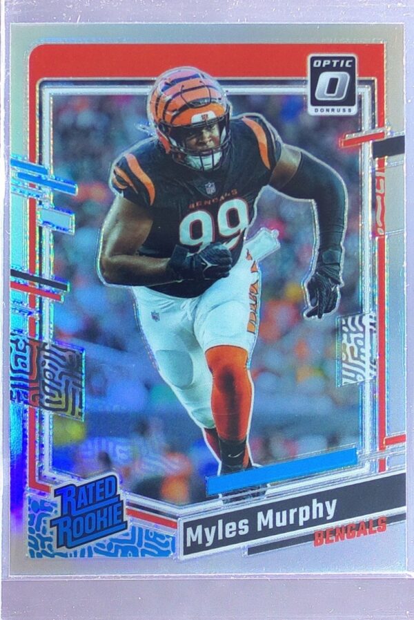2023 Donruss Optic Myles Murphy Holo RC #222 Bengals