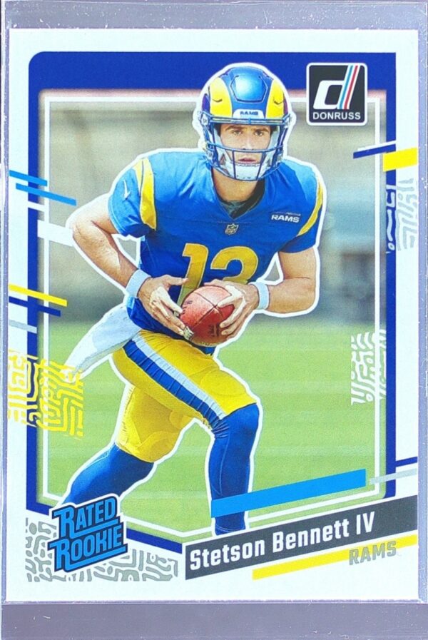 2023 Donruss Stetson Bennett IV RC #358 Rams