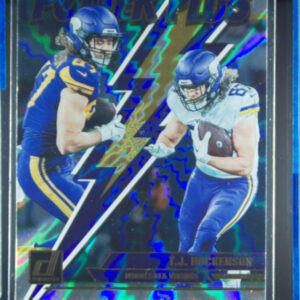2023 Donruss T.J. Hockenson #PP-9 Vikings Power Plus