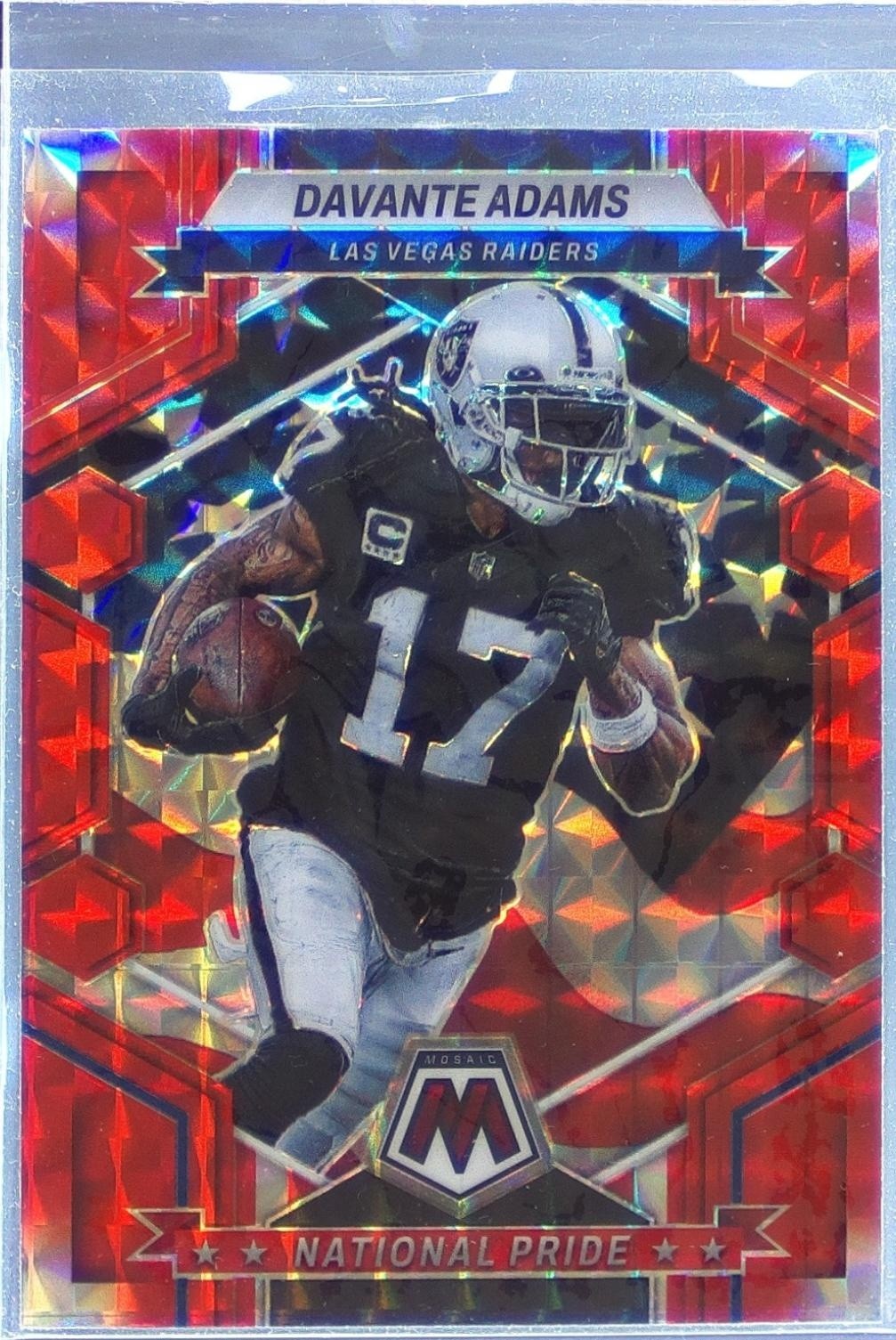 2023 Mosaic Davante Adams Red Mosaic #266 Raiders