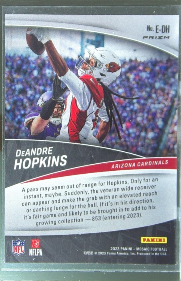 2023 Mosaic DeAndre Hopkins #E-DH Cardinals Elevate Mosaic - Image 3