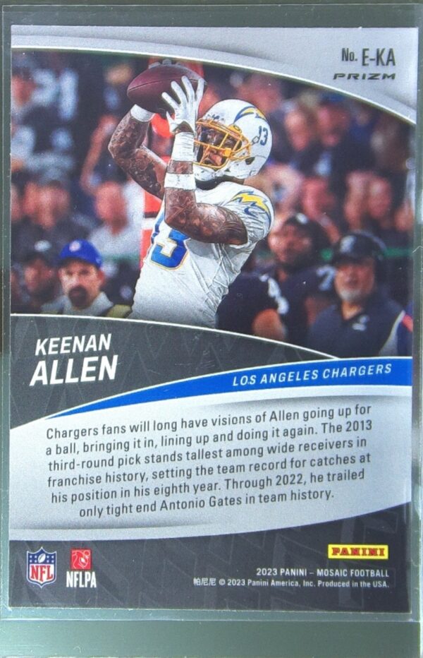2023 Mosaic Keenan Allen #E-KA Chargers Elevate Mosaic - Image 3