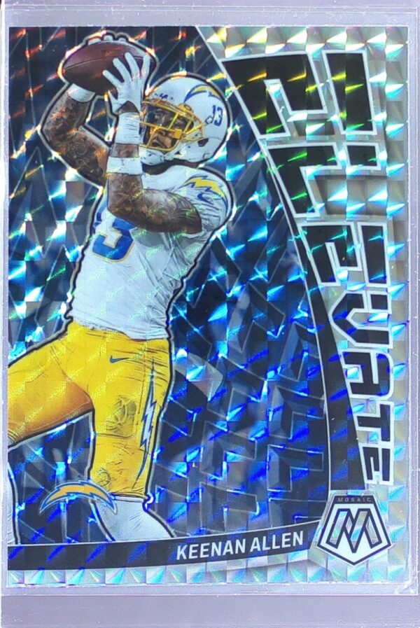 2023 Mosaic Keenan Allen #E-KA Chargers Elevate Mosaic