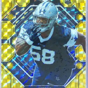 2023 Mosaic Mazi Smith Reactive Yellow Mosaic RC #347 Cowboys