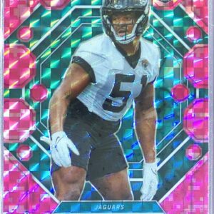 2023 Mosaic Ventrell Miller Camo Pink Mosaic RC #374 Jaguars