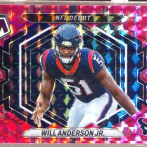 2023 Mosaic Will Anderson Jr. RC Camo Pink Mosaic #ND-19 Texans