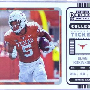 2023 Panini Chronicles Draft Picks Bijan Robinson RC #7 Longhorns Contenders