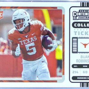 2023 Panini Chronicles Draft Picks Bijan Robinson RC #7 Longhorns Contenders