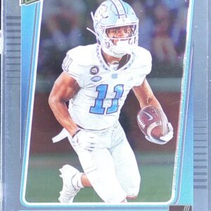 2023 Panini Chronicles Draft Picks Josh Downs RC #35 Heels Clearly Donruss