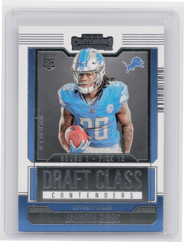 2023 Panini Contenders Jahmyr Gibbs Draft Class Rookie #9 Lions