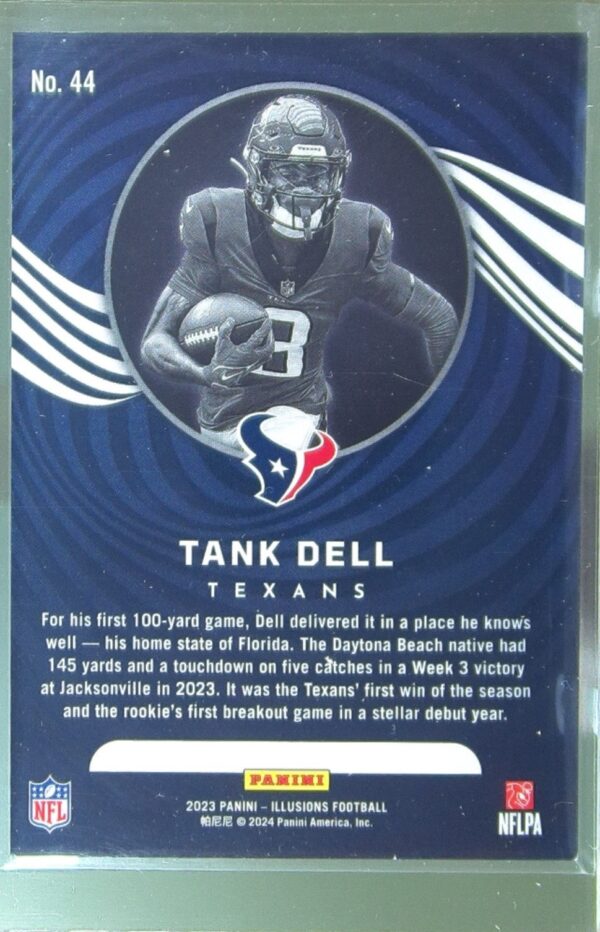 2023 Panini Illusions Tank Dell RC #44 Texans - Image 3