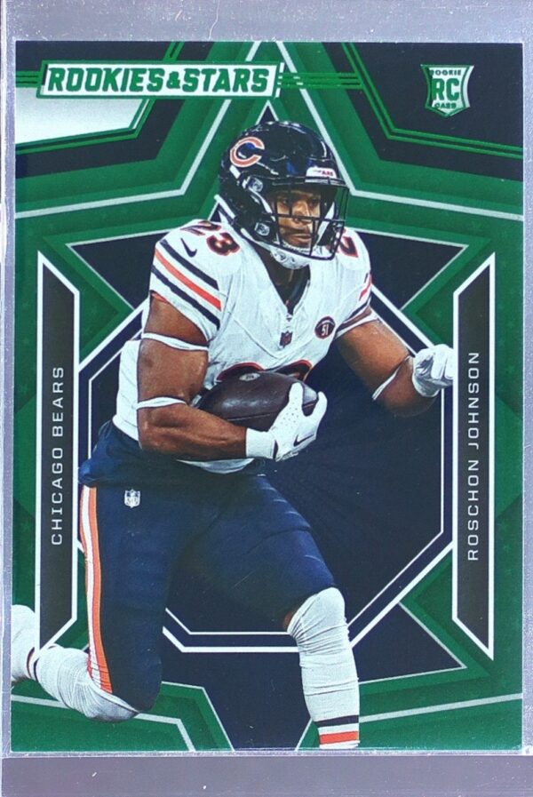 2023 Panini Rookies & Stars Roschon Johnson Green RC #178 Bears