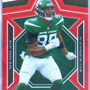 2023 Panini Rookies & Stars Will McDonald IV Red RC #198 Jets