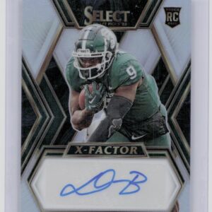 2023 Panini Select Draft Picks Daniel Barker Auto #XS-DBA Spartans X Factor Sign