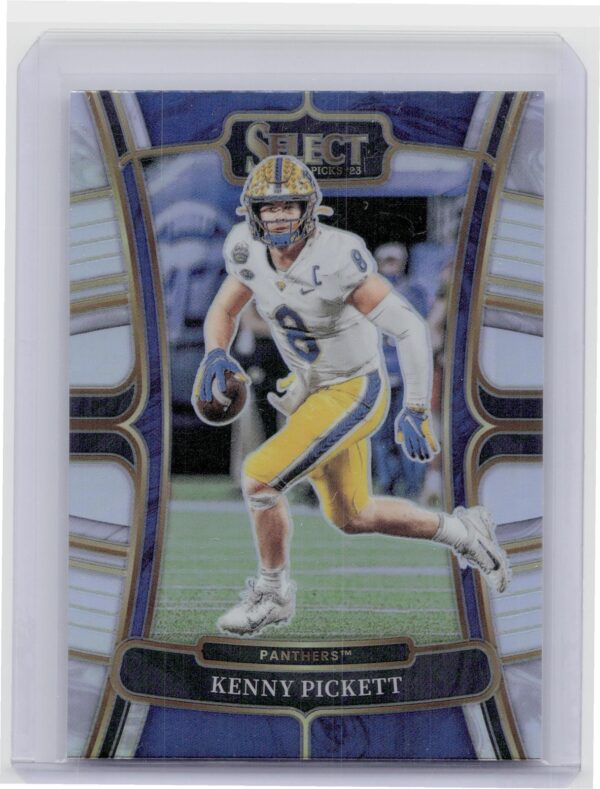 2023 Panini Select Draft Picks Kenny Pickett Silver Prizm #39 Panthers