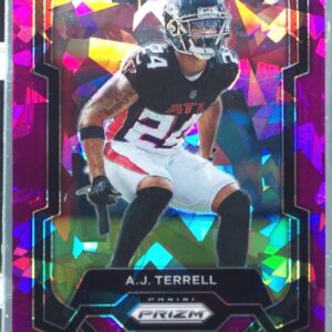 2023 Prizm A.J. Terrell Purple Ice /225 #17 Falcons