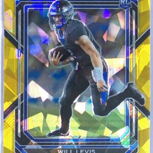2023 Prizm Draft Picks Will Levis Prizms Gold Ice RC #103 Wildcats