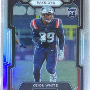 2023 Prizm Keion White Silver RC #371 Patriots