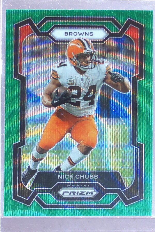 2023 Prizm Nick Chubb Green Wave #69 Browns