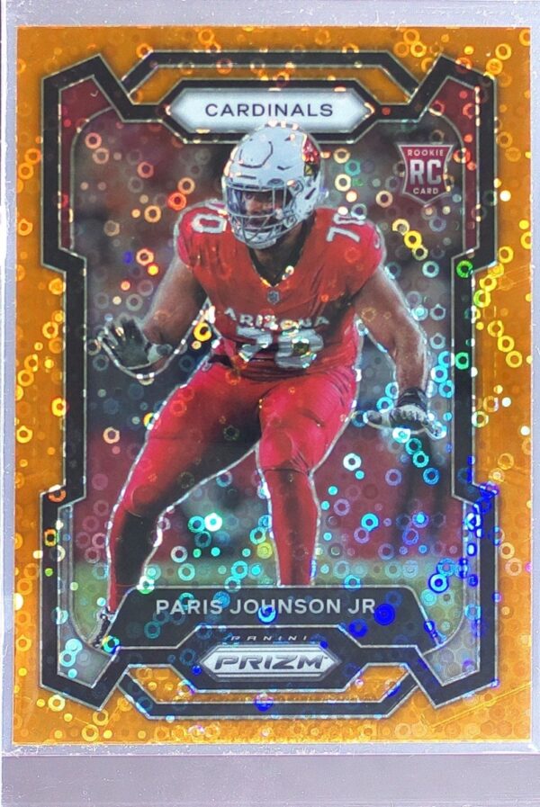 2023 Prizm Paris Johnson Jr. Orange Disco #304 Cardinals