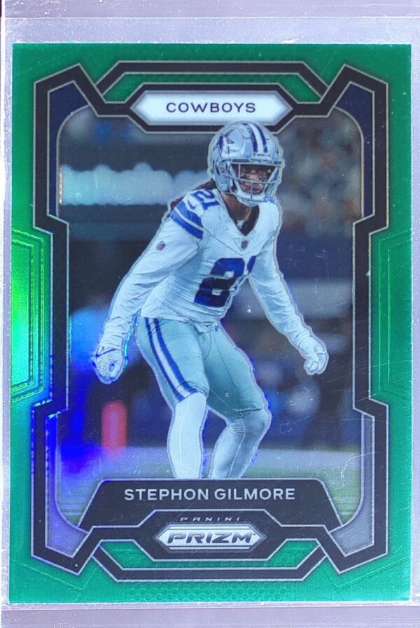 2023 Prizm Stephon Gilmore Green #77 Cowboys