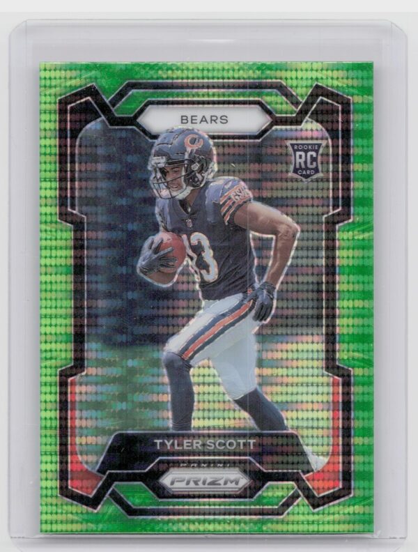 2023 Prizm Tyler Scott Neon Green Pulsar #315 Bears