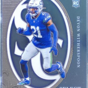 2023 Select Devon Witherspoon RC #CRO-DWI Seahawks Select Certified Rookies