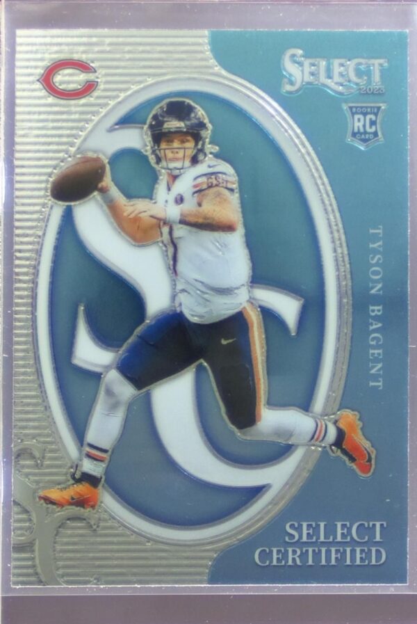 2023 Select Tyson Bagent RC #CRO-TBA Bears Select Certified Rookies