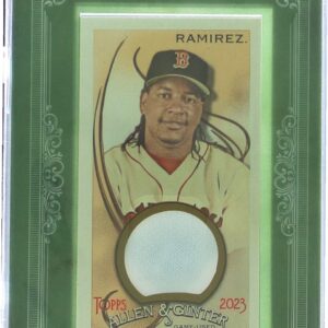 2023 Topps Allen & Ginter Manny Ramirez JSY #MFR-MR Sox Framed Mini Relics