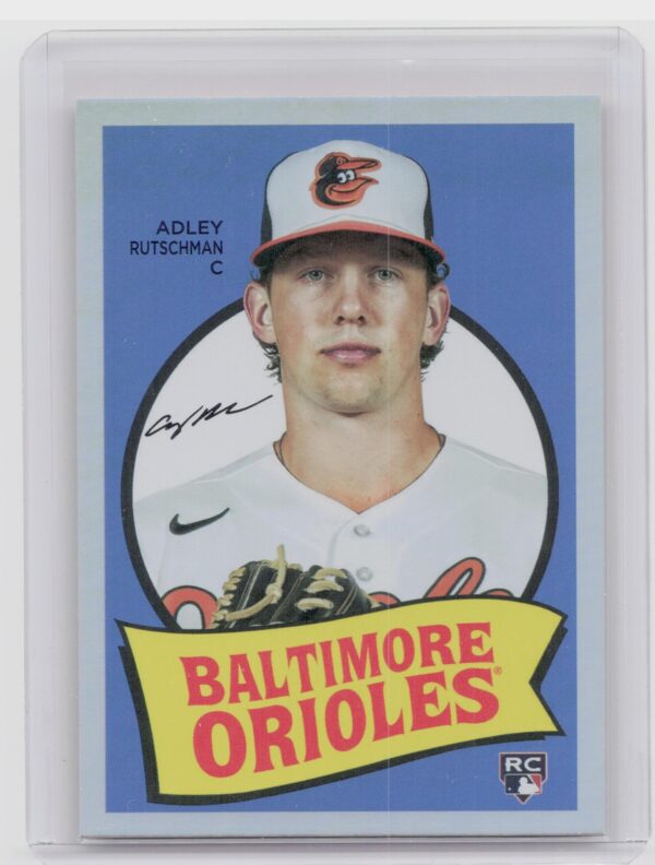 2023 Topps Archives Adley Rutschman #69T-7 Orioles 1969 Topps Single Player Foil
