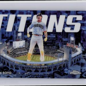 2023 Topps Chrome Juan Soto #CT-6 Padres Titans