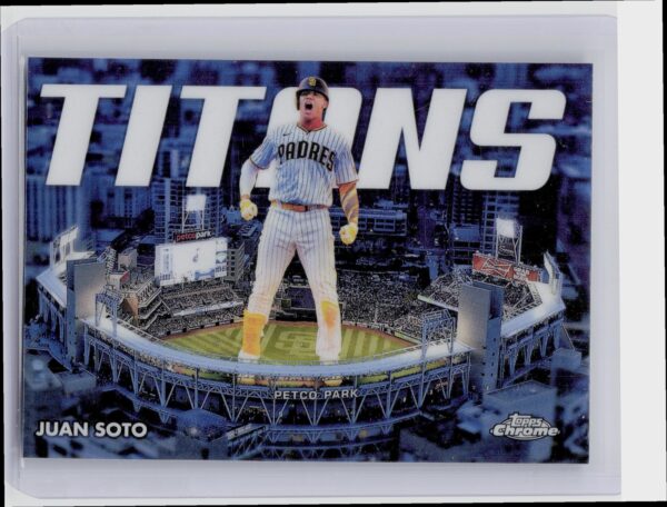 2023 Topps Chrome Juan Soto #CT-6 Padres Titans