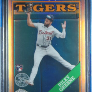 2023 Topps Chrome Riley Greene #88BC-5 Tigers 1988 Topps Baseball