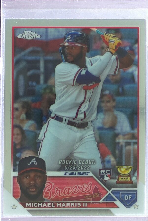 2023 Topps Chrome Update Michael Harris II RC #USC153 Braves