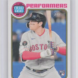 2023 Topps Heritage Triston Casas New Age Performers #NA-8 Red Sox