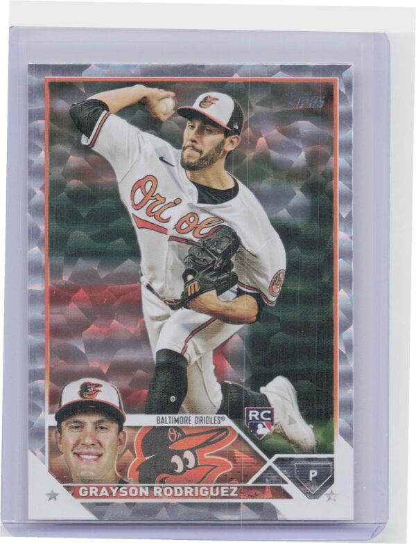 2023 Topps Update Grayson Rodriguez Silver Pattern Foilboard #US50 Orioles