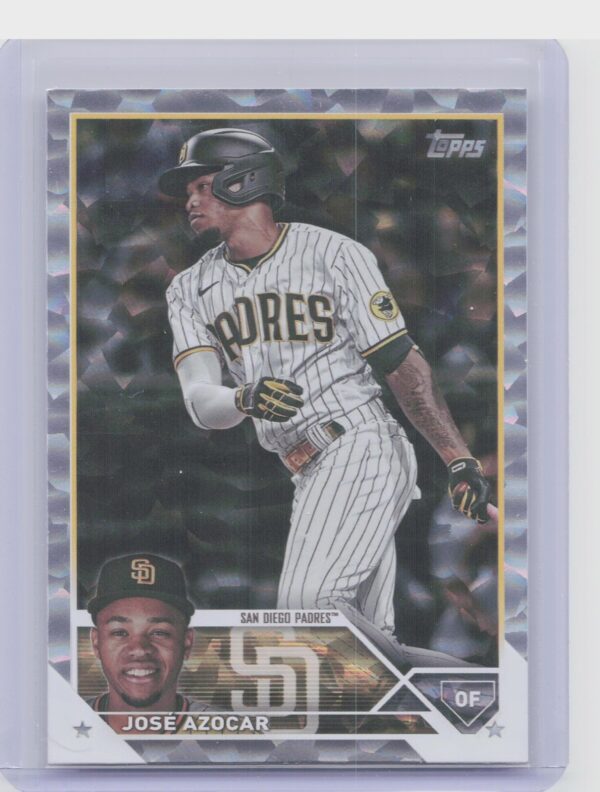 2023 Topps Update Jose Azocar Silver Pattern Foilboard #US81 Padres