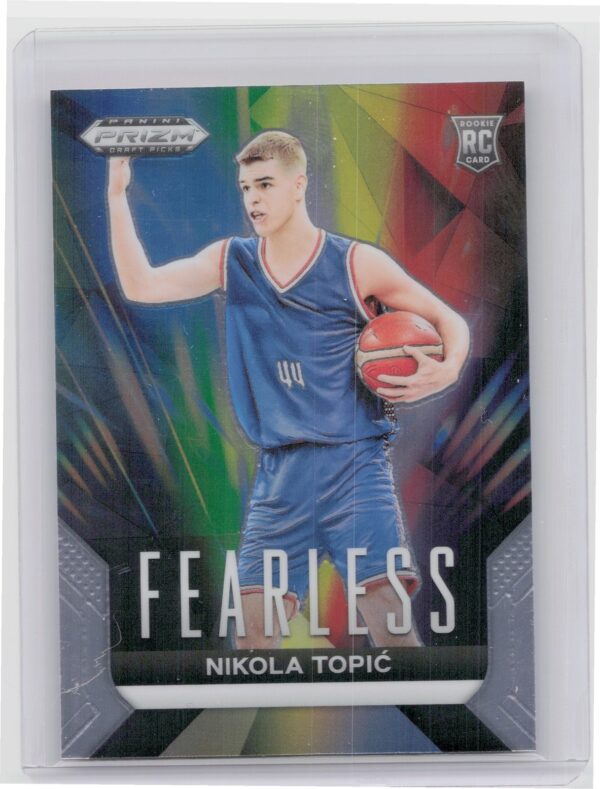 2024-25 Panini Prizm Draft Picks Nikola Topic RC #12 Fearless