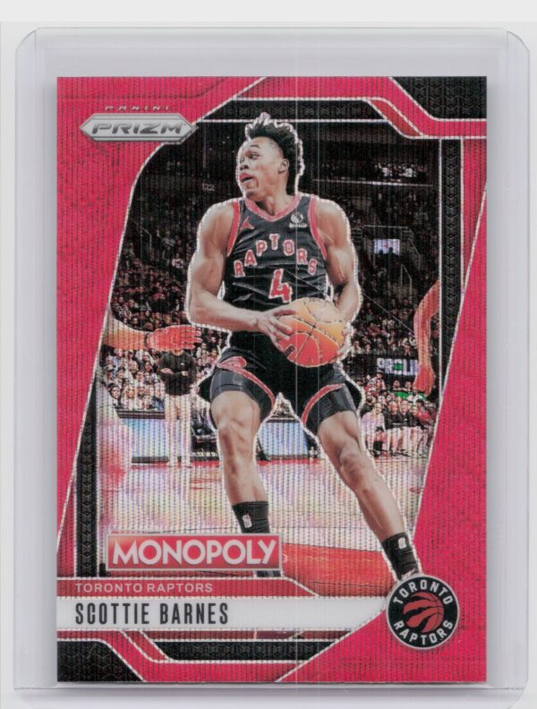 2024-25 Panini Prizm Monopoly Scottie Barnes Red Prizms #67 Raptors