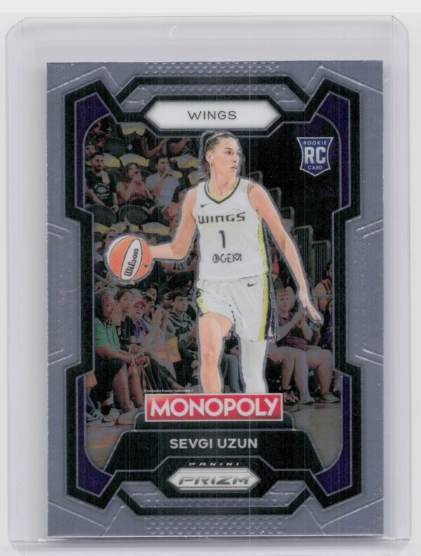 2024-25 Panini Prizm Monopoly WNBA Sevgi Uzun RC 22 Wings