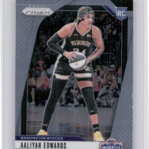 2024-25 Panini Prizm WNBA Aaliyah Edwards RC 70 Mystics