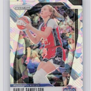 2024-25 Panini Prizm WNBA Karlie Samuelson Ice Prizms #82 Mystics