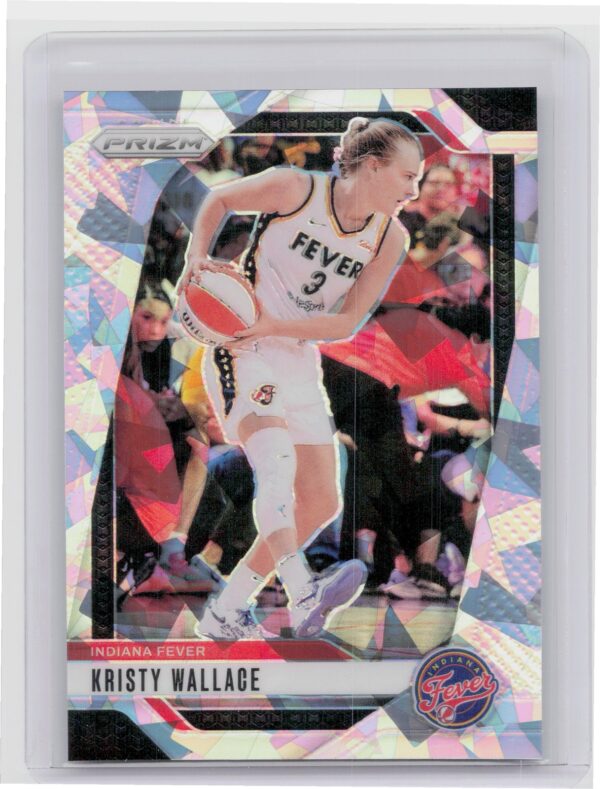 2024-25 Panini Prizm WNBA Kristy Wallace Ice Prizms #133 Fever