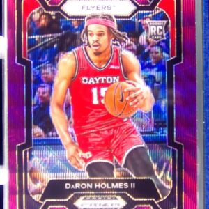 2024-25 Prizm Draft Picks DaRon Holmes II Prizms Purple Wave RC #70 Flyers
